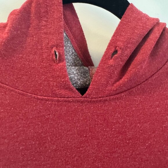 FWD Hoodie Mens Medium Burgundy Long Sleeve Hooded Pullover Kangaroo Packet - Picture 5 of 8